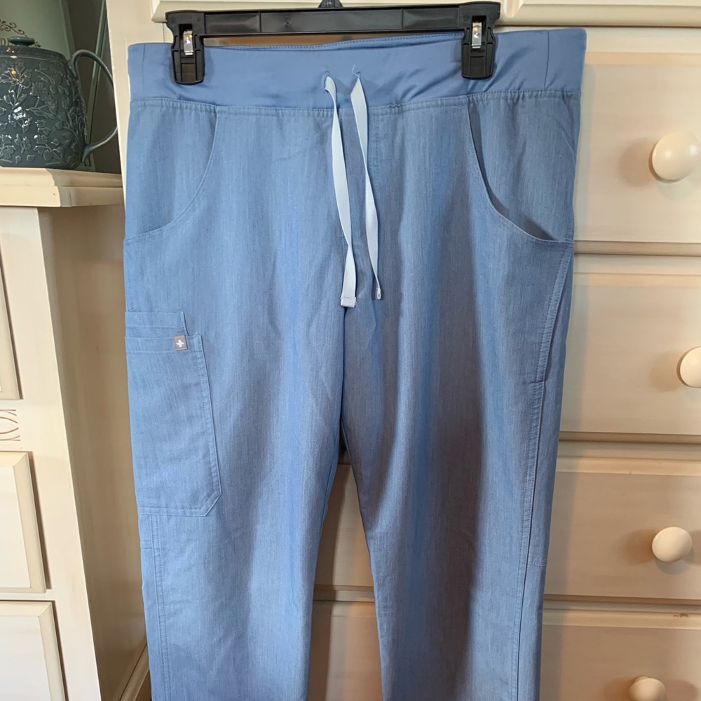 FIGS Heathered Indigo Medium Scrub Pants